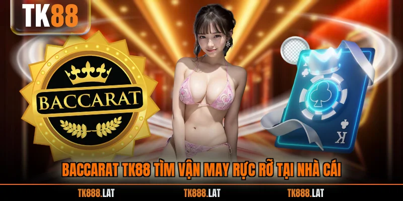 Baccarat TK88 tìm vận may rực rỡ tại nhà cái