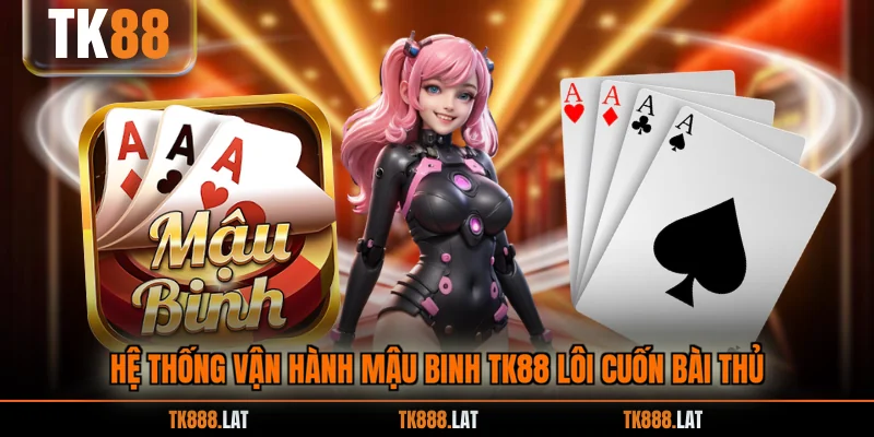 Hệ thống vận hành mậu binh TK88 lôi cuốn bài thủ