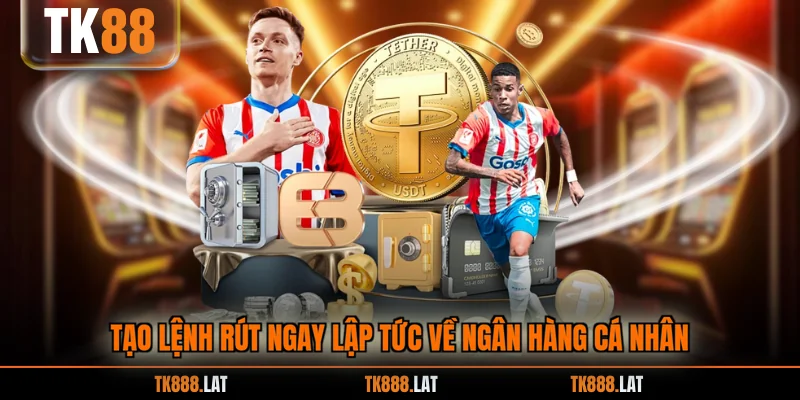 Tạo lệnh rút ngay lập tức về ngân hàng cá nhân